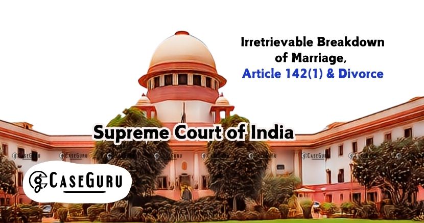 Supreme Court Grants Divorce Due to Irretrievable Breakdown, Citing Impact of Criminal Complaints