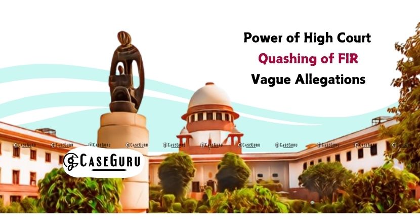 Supreme Court Quashes FIR Against Foreign National in Subcontracting Dispute