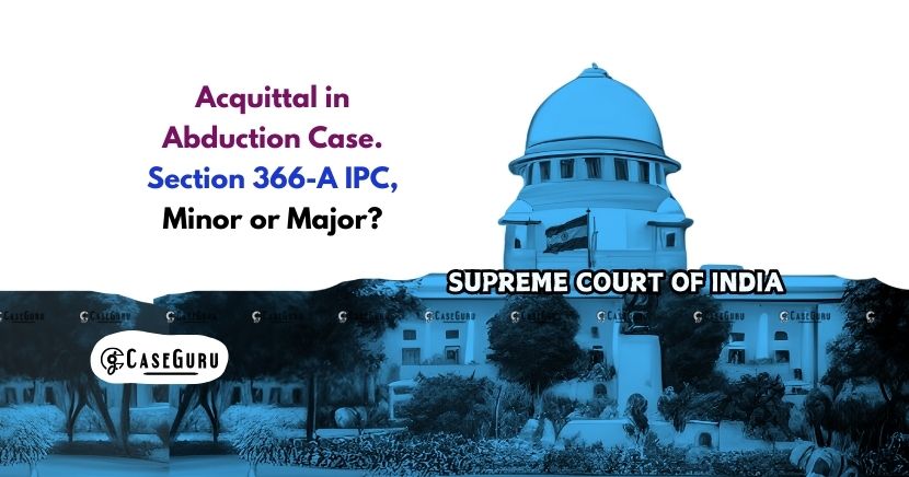 Supreme Court Overturns Conviction in Abduction Case Citing Lack of Evidence.