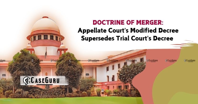 Trial Court's decree was superseded by the Appellate Court's modified decree: SC