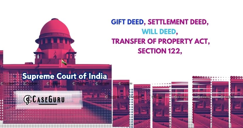 Supreme Court Affirms Gift by Settlement Over Father's Subsequent Actions