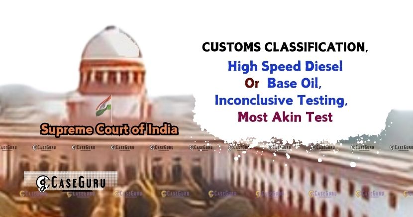 Supreme Court Sets Aside HSD Classification Due to Inconclusive Testing and Emphasizes "Most Akin" Test