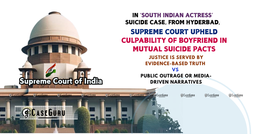 In Abatement of Suicide in Suicide Pact; Culpability is Mutual; SC Upholds The Conviction