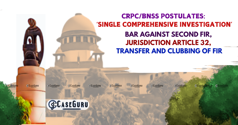 Supreme Court Clubbed The FIRs From Different States For The Same Transaction